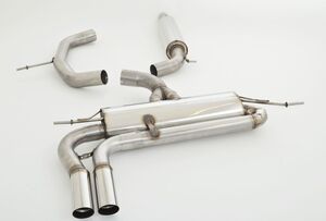 Friedrich Motorsport 76mm Anlage f�r Audi A3 8P Cabrio Frontantrieb 1.8l TFSI 118kW / 2.0l TFSI 147kW ab Bj. 01/2008