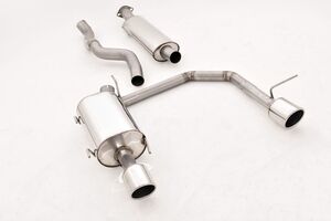 Friedrich Motorsport 76mm Duplex-Anlage f�r Nissan Pulsar C13 1.2 DIG-T 85kW / 1.6 DIG-T 140kW Bj. 10/2014-06/2018