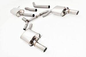 Friedrich Motorsport 76mm Duplex-Anlage f�r Audi A6 4G Limousine & Avant Frontantrieb 2.0l TFSI 132kW Bj. 10/2011 - 09/2014