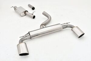 Friedrich Motorsport 76mm Duplex-Anlage f�r Audi A3 8V Sportback Quattro 40 TFSI 140kW Bj. 01/2019-07/2020