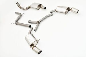 Friedrich Motorsport 76mm Duplex-Anlage f�r Audi A5 B9 (F5/B8) Sportback Frontantrieb 40 TFSI 140kW mit Ottopartikelfilter Bj. 10/2018-06/2020