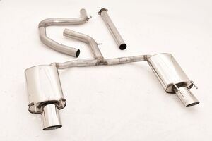 Friedrich Motorsport 76mm Duplex-Anlage f�r Opel Insignia Grand Sport Frontantrieb 1.5l Turbo 103/121kW ohne Ottopartikelfilter Bj. 06/2017-07/2018