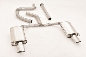 Friedrich Motorsport 76mm Duplex-Anlage f�r Opel Insignia Grand Sport Frontantrieb 1.6l Turbo 147kW ab Bj. 06/2018