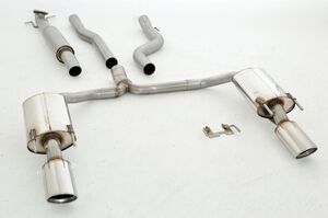 Friedrich Motorsport 76mm Duplex-Anlage f�r Opel Astra K Sports Tourer 1.4l Turbo 92/110kW ohne Ottopartikelfilter Bj. 10/2015-06/2018