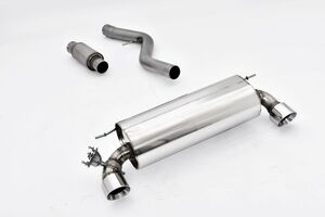 Friedrich Motorsport 76mm Duplex-Anlage f�r BMW 1er F20/F21 3/5-T�rer 120i 135kW mit Ottopartikelfilter Bj. 07/2018-11/2020