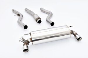 Friedrich Motorsport 76mm Duplex-Anlage f�r BMW 1er F20/F21 3/5-T�rer 125i 160kW Bj. 03/2012-03/2015