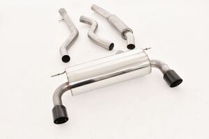 Friedrich Motorsport 76mm Duplex-Anlage f�r BMW 4er F32 / F33 / F36 Coupe / Cabrio / Gran Coupe 420i/420ix 135kW ohne Ottopartikelfilter Bj. 03/2016-03/2018
