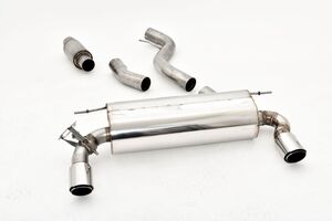Friedrich Motorsport 76mm Duplex-Anlage f�r BMW 3er F30 / F31 Limousine & Touring 320i/320ix 135kW / 330i/330ix 185kW mit Ottopartikelfilter Bj. 07/2018-2019
