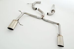 Friedrich Motorsport 76mm Duplex-Anlage f�r VW Passat 3C B6 Variant (Frontantrieb) 2.0l TDI 100/103/105/125kW Bj. 2005-2010