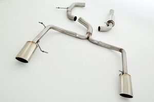 Friedrich Motorsport 76mm Duplex-Anlage f�r VW Passat CC (Frontantrieb) 2.0l TDI 100/103/105/125/130kW ab Bj. 2008