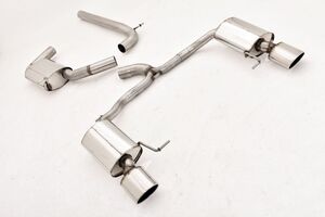 Friedrich Motorsport 76mm Duplex-Anlage f�r Skoda Octavia RS 5E Limousine & Combi RS 245 2.0l TSI 180kW mit Ottopartikelfilter Bj. 09/2018-2020