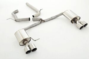 Friedrich Motorsport 76mm Duplex-Anlage f�r Skoda Octavia RS 5E (inkl. Facelift) Limousine & Combi Frontantrieb 2.0l TDI 135kW Bj. 2013-06/2018