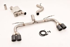 Friedrich Motorsport 76mm Duplex-Anlage mit originaler Klappensteuerung f�r Seat Cupra Ateca 2.0l TSI 221kW Bj. 12/2018-11/2020