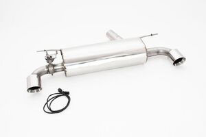 Friedrich Motorsport 76mm Duplex-Sportendschalld�mpfer f�r Toyota Supra (JBSC/JTSC) 2.0l Turbo 190kW ab Bj. 03/2020 originale Klappensteuerung kann weiterverwendet werden