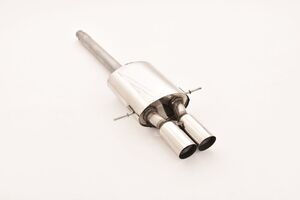 Friedrich Motorsport 70mm Sportendschalld�mpfer mittig f�r Mini R56 Cooper S inkl. JCW 1.6l Turbo 120/128/135/141/147/155/160kW ab Bj. 2006