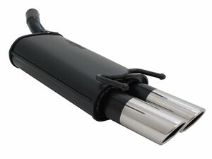 Novus Sportendschalld�mpfer f�r Opel Corsa B 2 x 76mm SR-Design