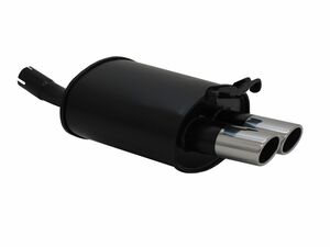 Novus Sportendschalld�mpfer f�r Mercedes SLK-Klasse (R170) 2 x 76mm SR-Design