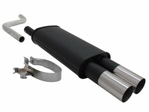 Novus Sportendschalld�mpfer f�r VW Polo II / III (86C) 2 x 76mm RL-Design