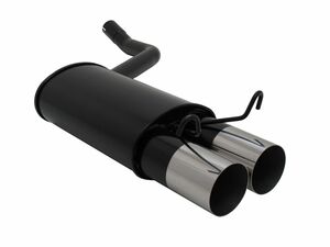 Novus Sportendschalld�mpfer f�r Mercedes 190E (W201) 2 x 90mm RL-Design