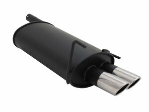 Novus Sportendschalld�mpfer f�r Mercedes C-Klasse (W202) 2 x 76mm SR-Design