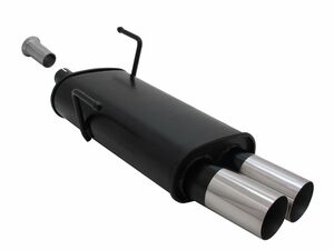 Novus Sportendschalld�mpfer f�r Peugeot 206CC 2 x 76mm RL-Design