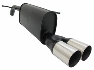 Novus Sportendschalld�mpfer f�r Peugeot 207 (WA/WC) 2 x 76mm RL-Design