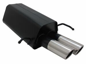 Novus Sportendschalld�mpfer f�r Mercedes CLK-Klasse (W209) 2 x 76mm SR-Design