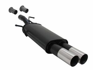 Novus Sportendschalld�mpfer f�r Citroen C4 Coupe 2 x 76mm RL-Design