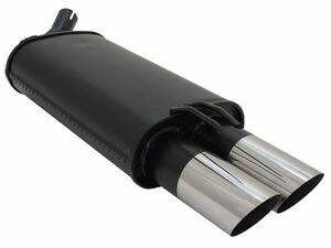 Novus Sportendschalld�mpfer f�r Renaul Twingo (C06) 2 x 76mm MS-Design