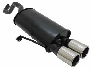 Novus Sportendschalld�mpfer f�r Renault Clio III (BR0/CR0) 2 x 76mm