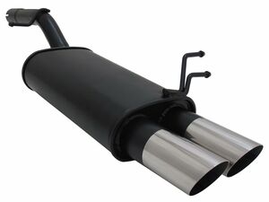 Novus Sportendschalld�mpfer f�r Ford Fiesta (JH/JD) 2 x 76mm MS-Design