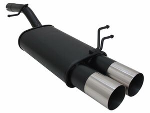 Novus Sportendschalld�mpfer f�r Ford Fiesta (JH/JD) 2 x 90mm RL-Design