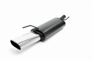 Novus Edelstahl Sportendschalld�mpfer f�r VW Golf III, Golf IV, Cabrio (1E7, 1EXO,1HXO) 75 x 135mm