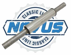 Novus Classic Line Edelstahl-Vorschalldmpfer 55mm fr VW Golf II 19E