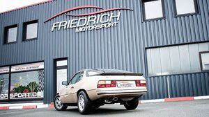 Friedrich Motorsport Sportendschalld�mpfer f�r Porsche 924 2.0l 92/125kW / 2.5l 110/118kW Bj. 75-89 mit Katalysator