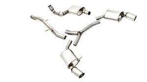 Friedrich Motorsport 76mm Duplex-Anlage f�r Audi A5 B9 (F5/B8) Coupe & Cabrio Quattro 45 TFSI 180kW Bj. 10/2018-06/2020