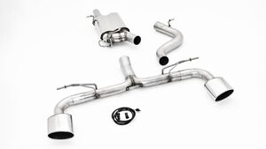 Friedrich Motorsport 76mm Duplex-Anlage mit Klappensteuerung f�r Audi TTS 8S Quattro 2.0l TFSI 235kW Bj. 11/2020-07/2023