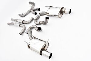 Friedrich Motorsport 76mm Duplex-Anlage f�r Ford Mustang 5 (S197) Coupe & Cabrio 5.4l V8 Shelby GT500 372kW Bj. 2004-2009