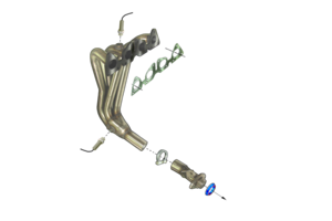 TeZet F�cherkr�mmer f�r PEUGEOT 206 1.6I 16V 110PS, Motor: NFU Bj. 2000-