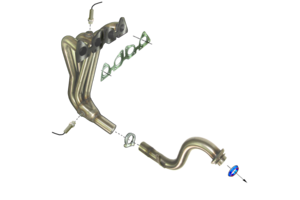 TeZet F�cherkr�mmer f�r PEUGEOT 307 1.6I 16V 110PS, Motor: NFU Bj. 2000-