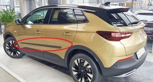Seitenleisten-Satz f�r Opel Grandland X SUV 5-T�rer 2017-