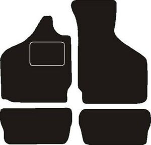 Nadelfilz-Fu�matten f�r VW Karmann Ghia (Typ 14), Bj. 1955-1974