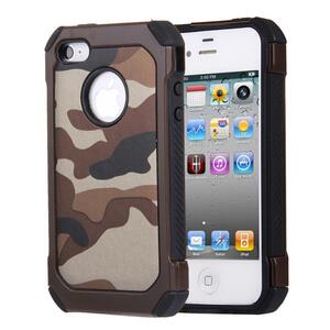 Outdoor Case f�r Apple iPhone 4 4S TPU Hybrid Camouflage