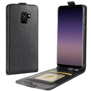 Flip Case f�r Samsung Galaxy A8 (2018) Crazy Horse Card Slot