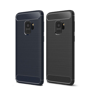TPU Case f�r Samsung Galaxy S9 G960 Carbon Skin Brushed