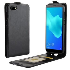Flip Case fr Huawei Y5 (2018) Crazy Horse Card Slot