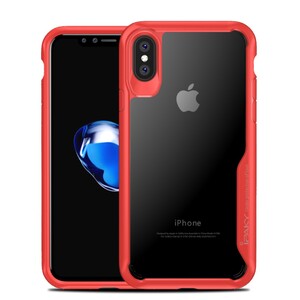 IPAKY Survival TPU Case f�r Apple iPhone XS X Robust Transparent