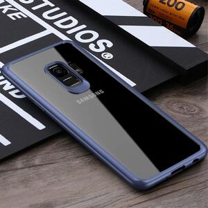 IPAKY TPU Gel Case f�r Samsung Galaxy S9 G960 Frame elastisch Transparent