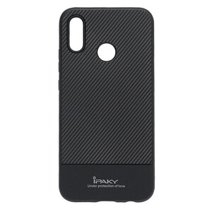 IPAKY TPU Case f�r Huawei P20 LITE Carbon Fiber Muster