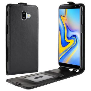 Flip Case f�r Samsung Galaxy J6+ (2018) Crazy Horse Card Slot